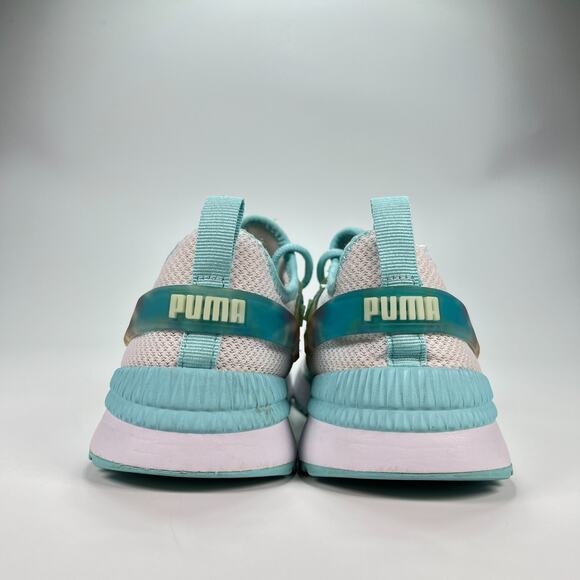 Puma Pacer Next Excel Light Blue Teal Running Shoes Tie Dye 37534501 Youth Sz 5C - Picture 5 of 10